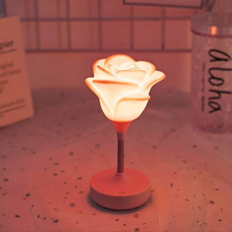ZOLGINAH Veilleuse LED en Silicone, Veilleuse Enfant Rechargeable USB, Lampe Led Tactile, 3 Modes d'éclairage, Détachable Antidérapante, Lampe Veilleuse Fleur pour Décoration de Fête Maison