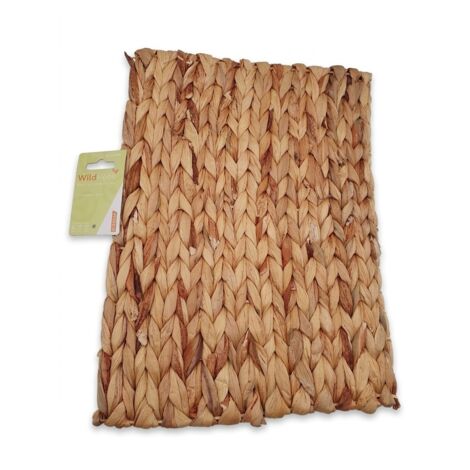 ZOLIA - Tapis en fibres naturelles - Lapins rongeurs oiseaux - 100% naturel - Voir photos