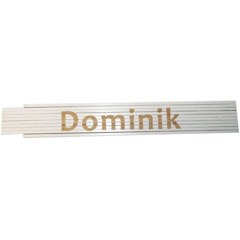 Zollstock Dominik 2 m weiß Zollstock