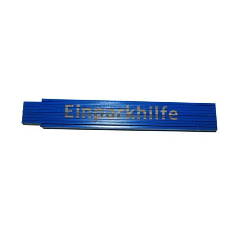 Zollstock Einparkhilfe 2 m blau Zollstock