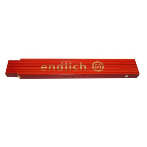 Zollstock Endlich 50 2 m rot Zollstock