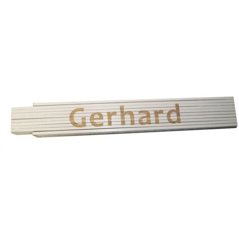 Zollstock Gerhard 2 m weiß Zollstock