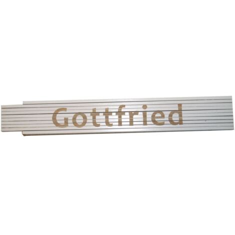 Zollstock Gottfried 2 m weiß Zollstock