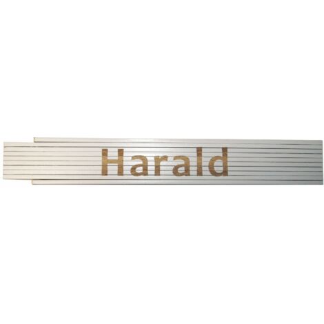 Zollstock Harald 2 m weiß Zollstock
