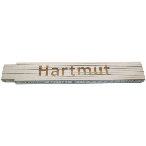Zollstock Hartmut 2 m weiß Zollstock