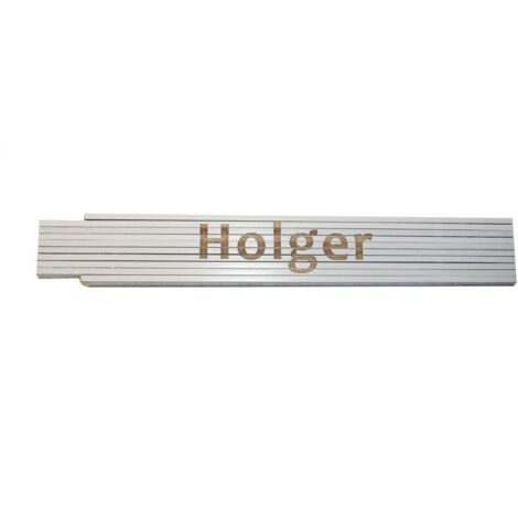 Zollstock Holger 2 m weiß Zollstock