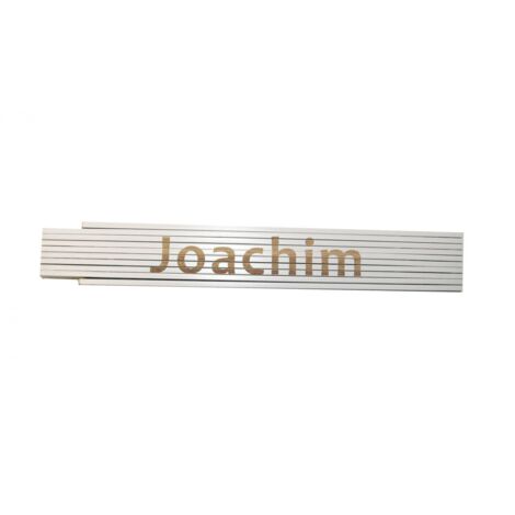 Zollstock Joachim 2 m weiß Zollstock