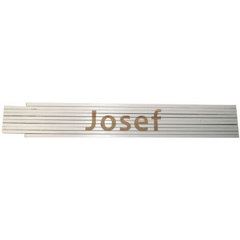 Zollstock Josef 2 m weiß Zollstock