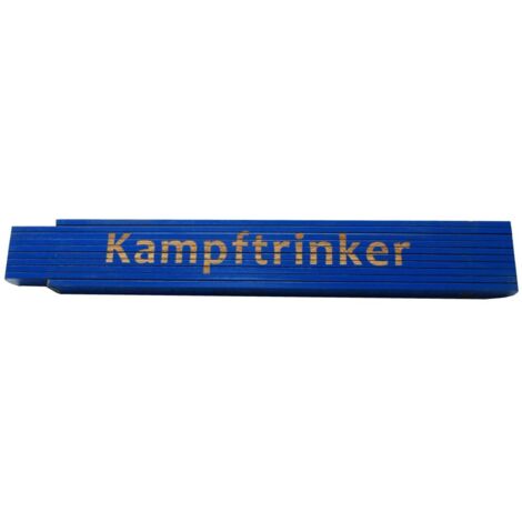 Zollstock Kampftrinker 2 m blau Zollstock