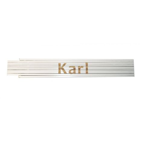 Zollstock Karl 2 m weiß Zollstock