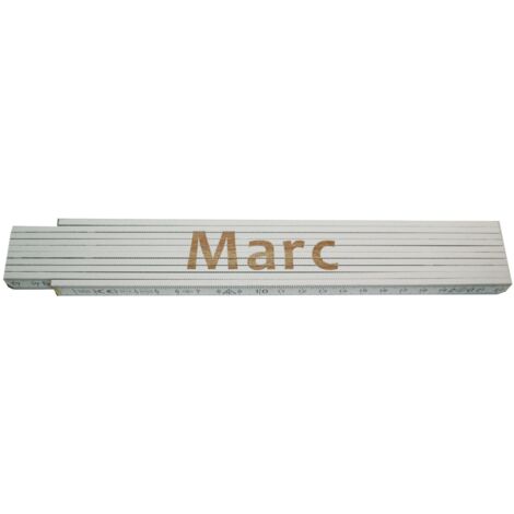 Zollstock Marc 2 m weiß Zollstock