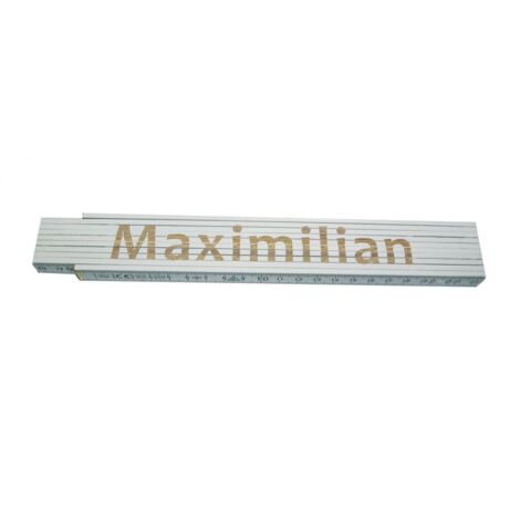 Zollstock Maximilian 2 m weiß Zollstock