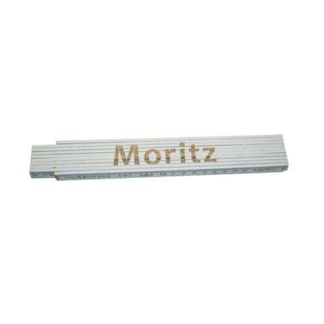 Zollstock Moritz 2 m weiß Zollstock