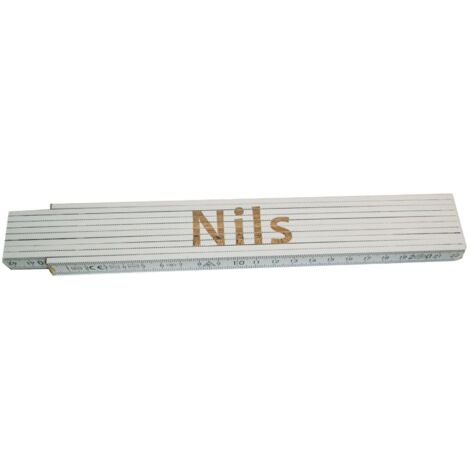 Zollstock Nils 2 m weiß Zollstock