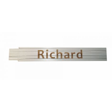 Zollstock Richard 2 m weiß Zollstock