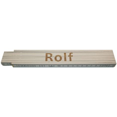 Zollstock Rolf 2 m weiß Zollstock