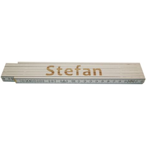 Zollstock Stefan 2 m weiß Zollstock