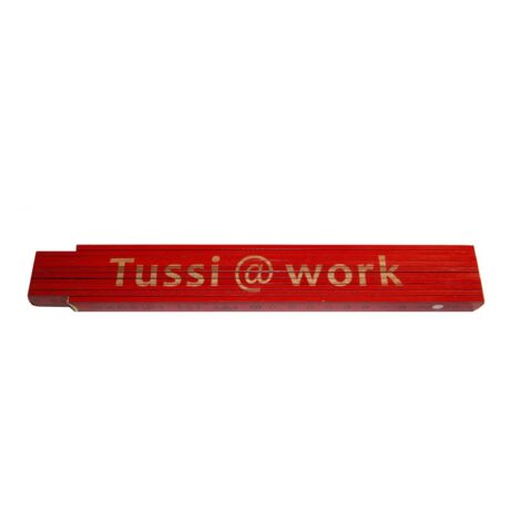 Zollstock Tussi @ work 2 m rot Zollstock