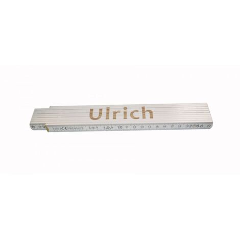 Zollstock Ulrich 2 m weiß Zollstock