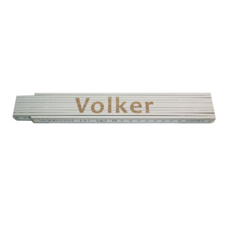 Zollstock Volker 2 m weiß Zollstock