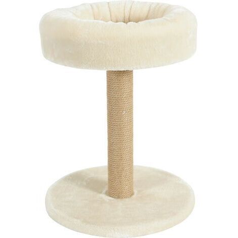 Zolux 2 in 1 albero per gatti beige, confortevole e pratico