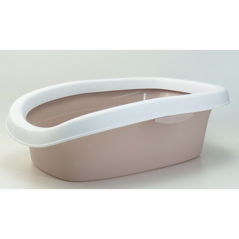 Bac a litière sprint 10. taille 31 x 43 x 14 h. couleur rose. - Stefanplast