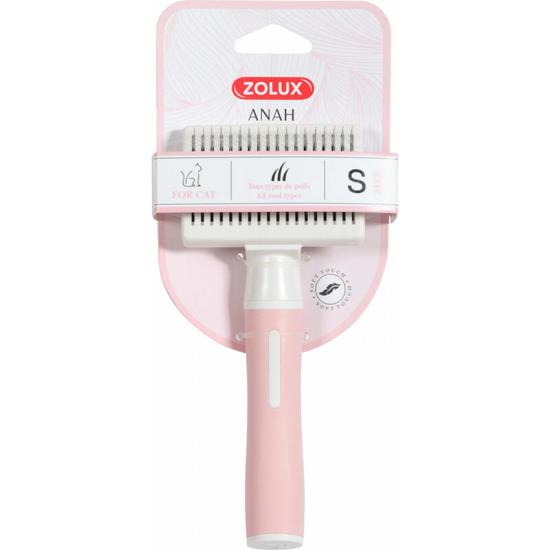 

Brosse Slicker Retractable Talla S. 7.5 x 5 x 17,5 cm. Gama ANAH para Gatos ZO-550004 - Zolux