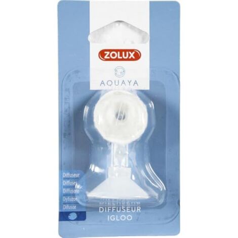 Zolux - Diffuseur d'air Igloo. réglable à Ventouse avec Mousse pour Aquarium. - ZO-321315