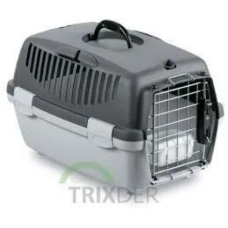 Zolux Gulliver 1 Deluxe cage de transport gris et blanc