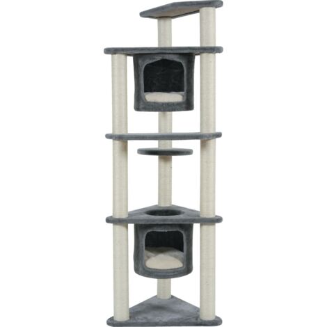Zolux Kéa Large arbre à chat gris et beige design moderne