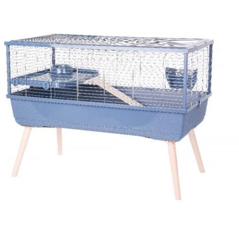 ZOLUX NEOLIFE 100 Käfig für Meerschweinchen, blau