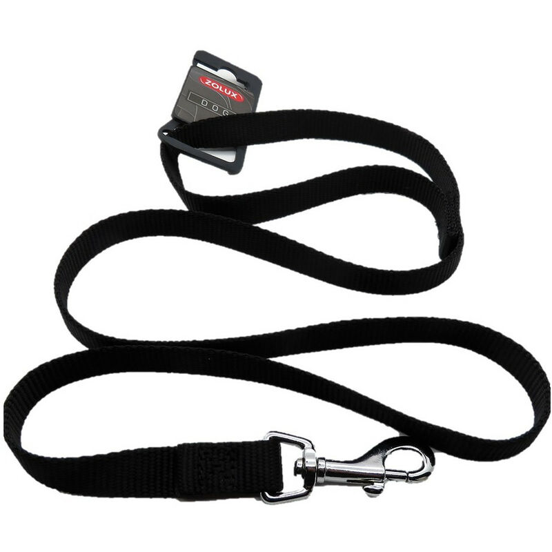 

Zolux - correa de nylon. tamaño 1 m. 15 mm. color negro. para el perro.