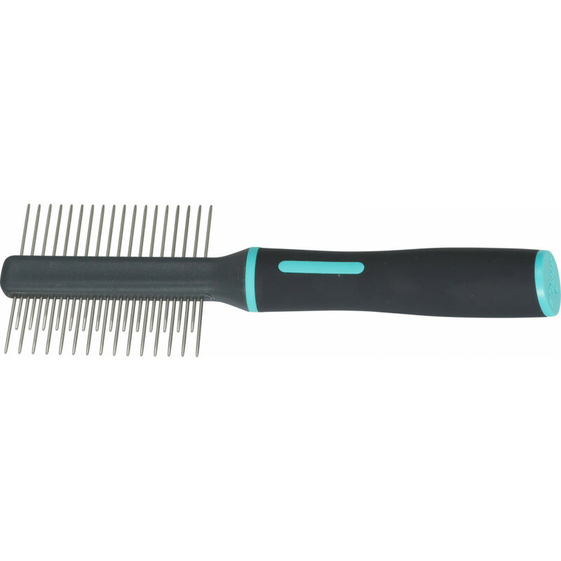 peigne double rang pour chiens - zolux