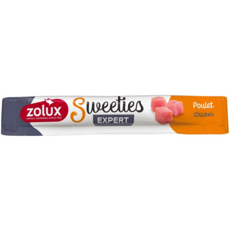 Zolux  SWEETIES  Friandise crémeuse pour chien 14 g - Poulet 14 g