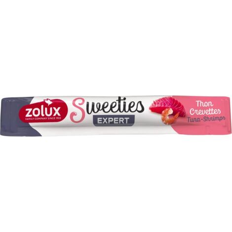 Zolux  SWEETIES  Premio cremoso para gatos 14 g - Atún con gambas 14 g