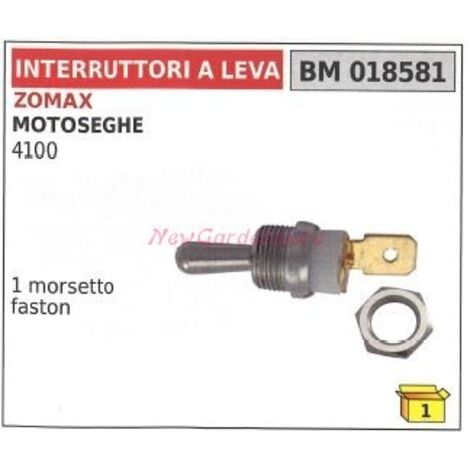 ZOMAX interrupteur à levier tronçonneuse 4100 1 pince faston 018581