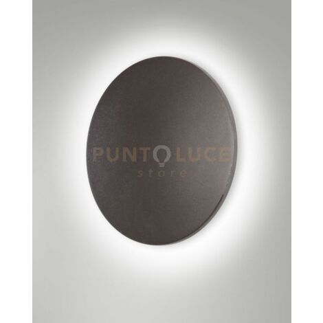 ZON APPLIQUE DA ESTERNO A LED 12W 3000K 1356LM GRIGIO SCURO IP65