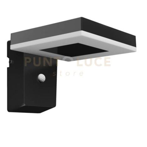 ZONAL ULTRA EFFICIENT, LAMPADA QUADRATA SOLARE DA MURO CON SENSORE