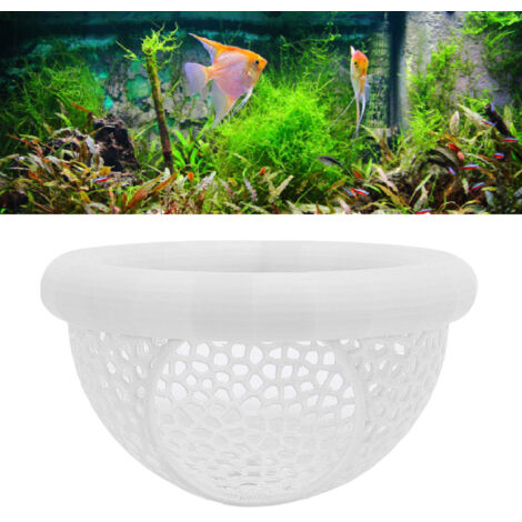 Zone de Repos pour Poissons Accessoire d'Aquarium Flottant Blanc - AUTRES