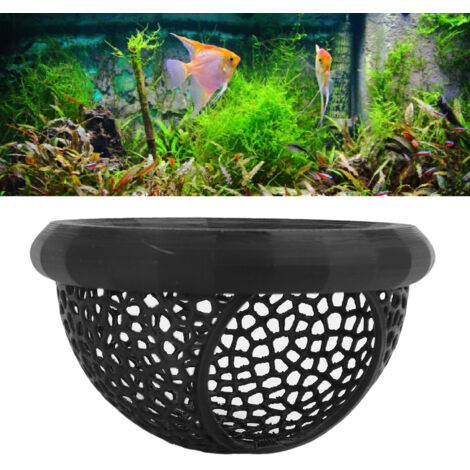 Zone de Repos pour Poissons Accessoire d'Aquarium Flottant Noir - AUTRES