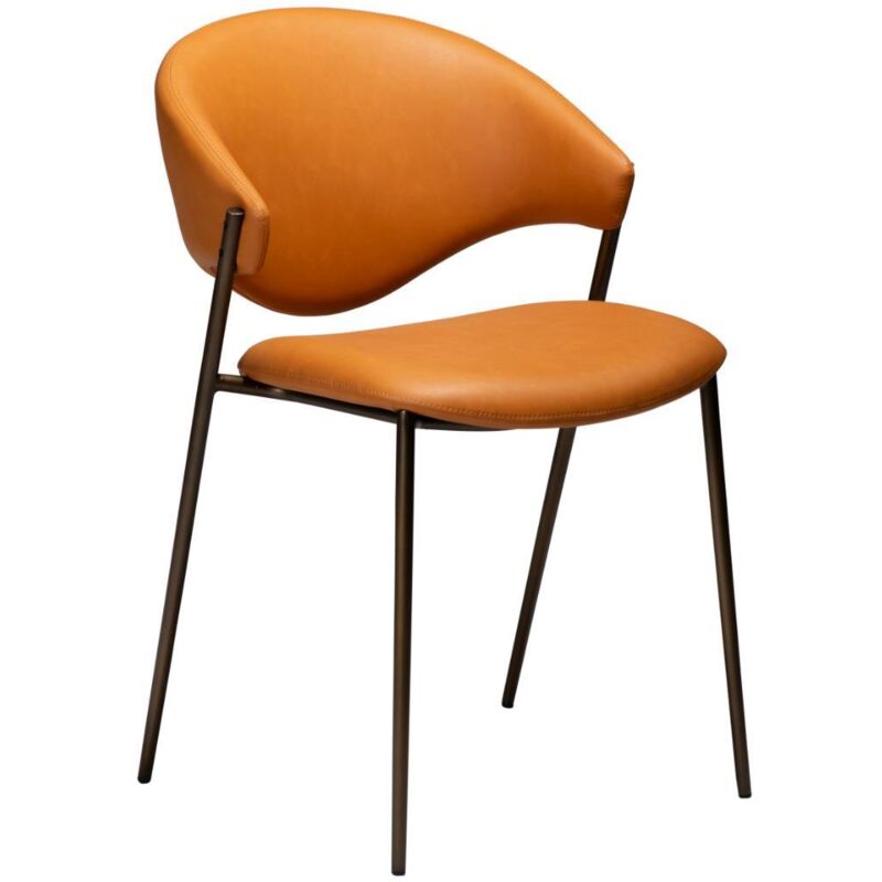 Ebuy24 Zone Dan-form Esszimmerstuhl Pu-kunstleder Brennendes Orange.