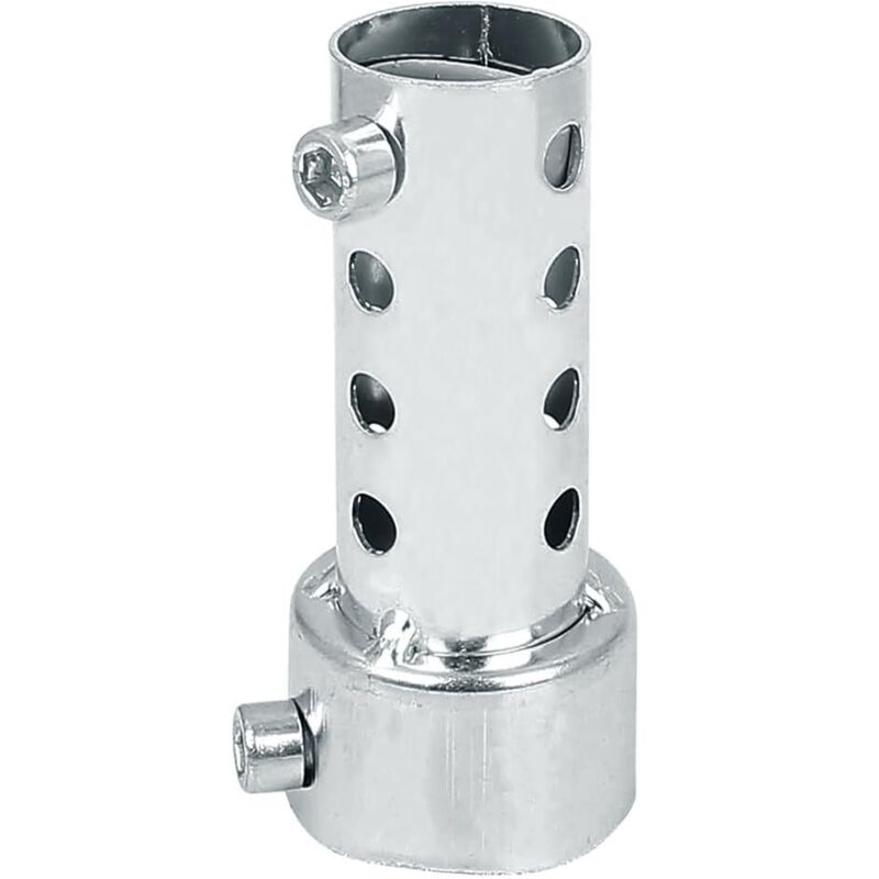 Zone Motorcycle Exhaust Muffler 42mm Adjustable Universal Removable Muffler Motorcycle DB Killer XSQ-03 (Short, Silver)
