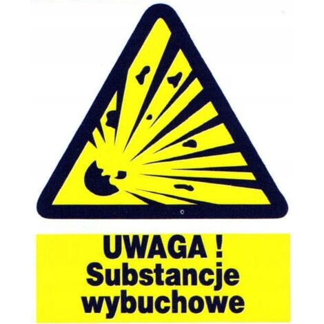 ZOO-22 - WARNUNG: Hinweisschild „Explosive Stoffe“
