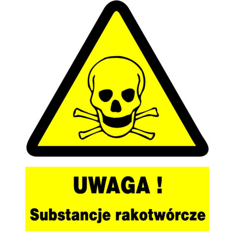 ZOO-5 - WARNUNG: Schild „Krebserregende Stoffe“