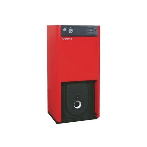 Zoom – Chaudière fioul basse température 30 kW – Débit eau chaude 22,7 L/min – Corps en acier – Raccordement cheminée 153 mm
