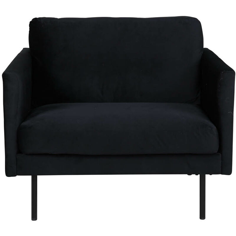Ebuy24 - Zoom Sessel Velour Schwarz.