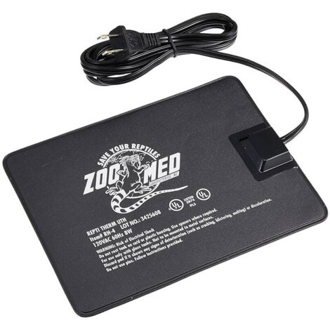Zoomed Repti Therm UTH formato large (20x45cm) 24W per terrari da 150 a 200 litri -  Tappetino riscaldatore Esterno per rettili