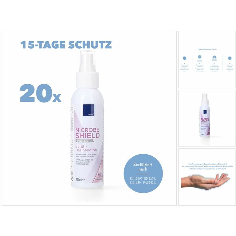 Z-71 Micobe Shield Disinfettanti per superfici 120...