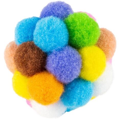 Zooroom  Palla con palline di peluche  5cm - Palla 5cm - 1 pz.