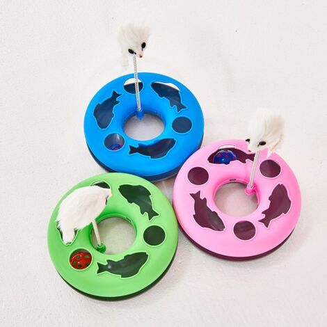 Zooroom  Torre de bolas de seguimiento  Juguete interactivo para gatos de 23 cm - 1 ud - Juguete interactivo de 23 cm 1 ud
